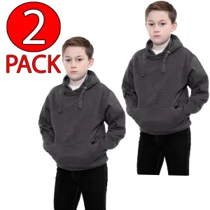 2 Pack Kids Pullover Matching Cord Hoodie