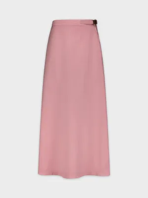 ALINE DENIM SKIRT-PINK