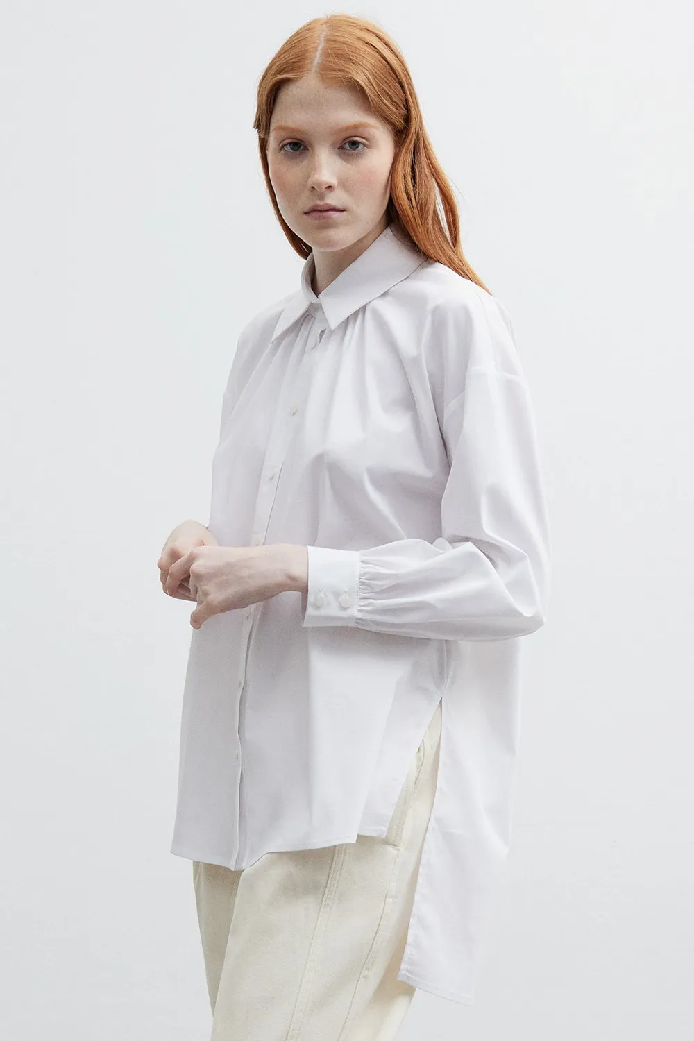 Ann Asymmetric Shirt