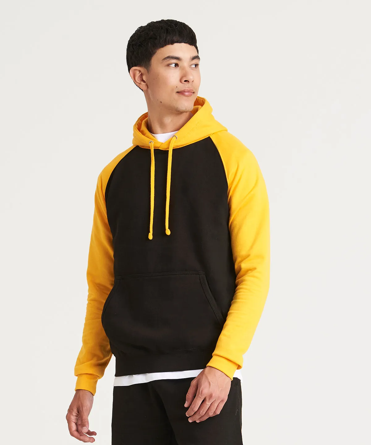 Baseball hoodie | Charcoal/Jet Black