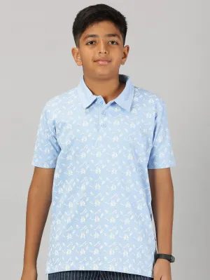 Boys AOP Polo Tee