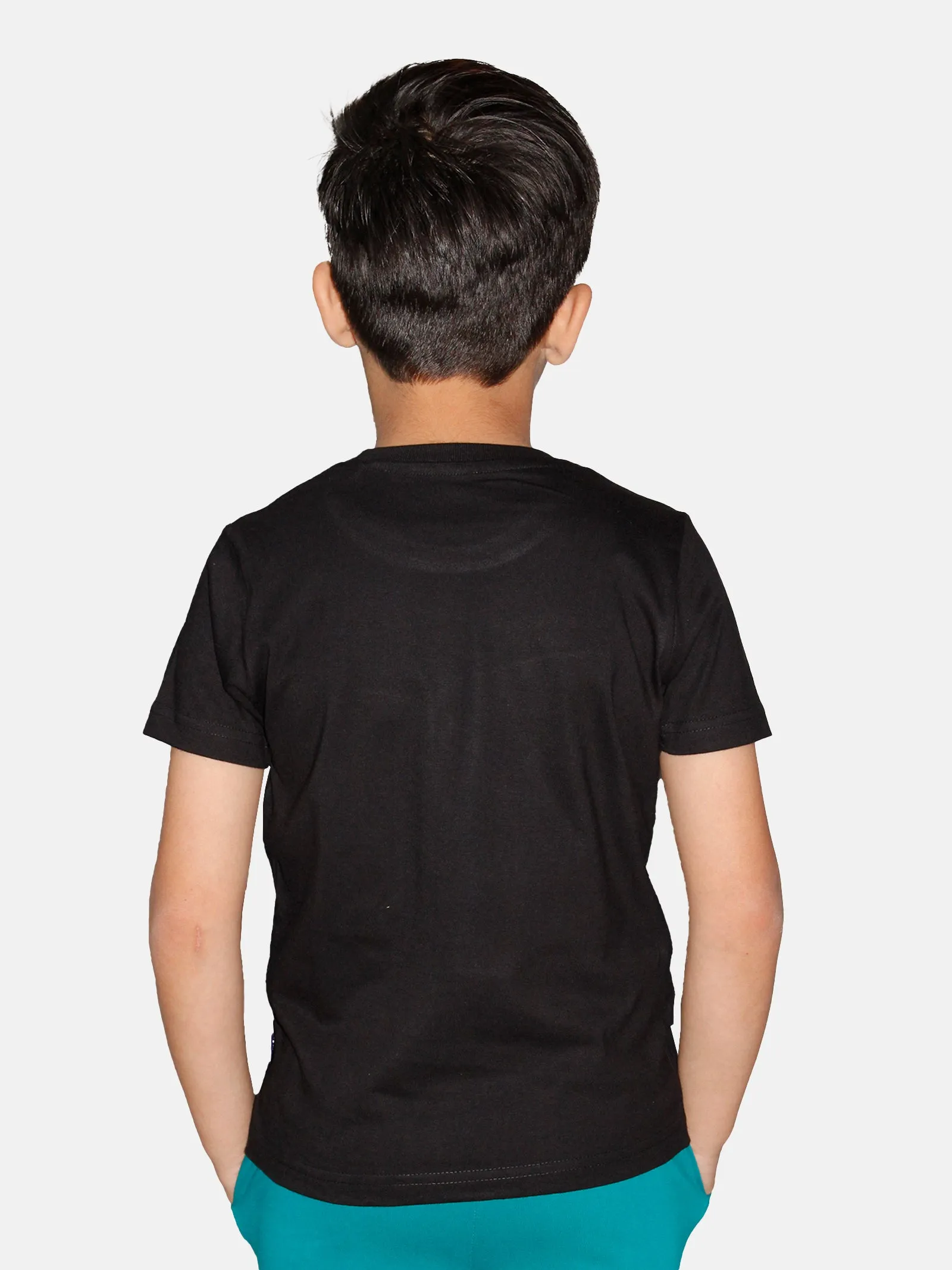 Boys Cotton Half Sleeve Round Neck Tee