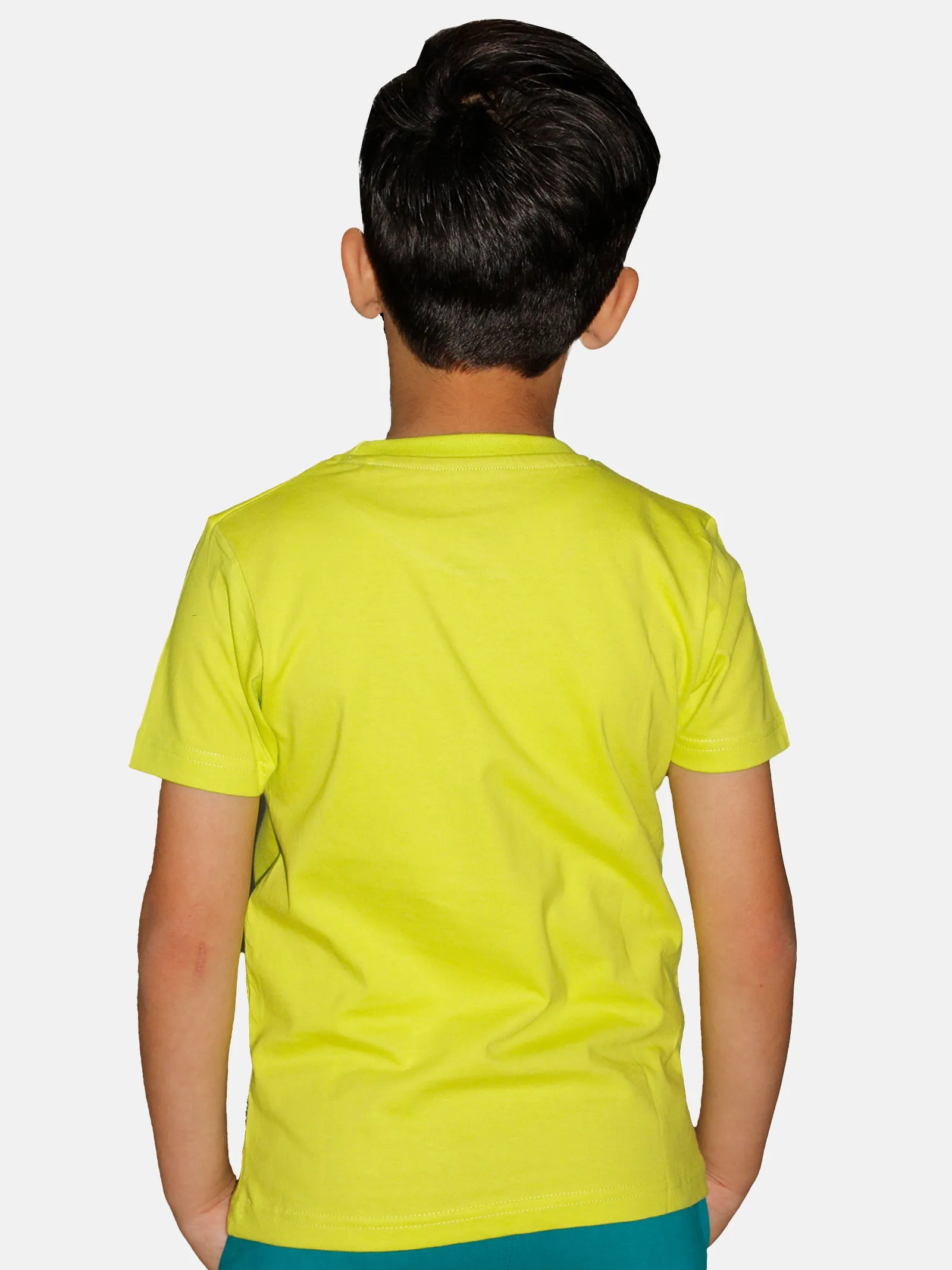 Boys Cotton Half Sleeve Round Neck Tee