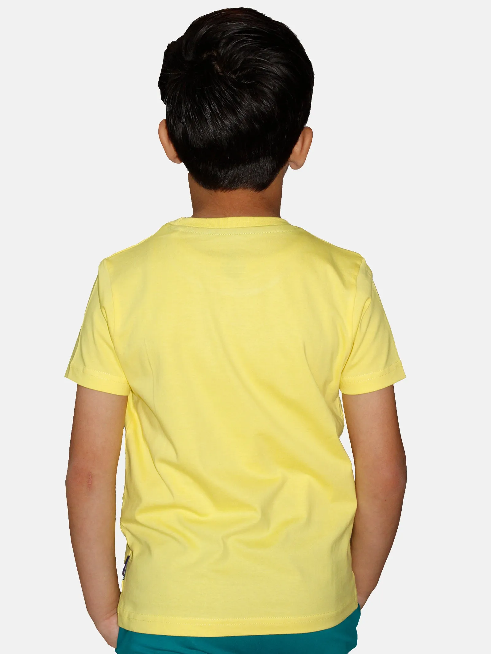 Boys Cotton Half Sleeve Round Neck Tee