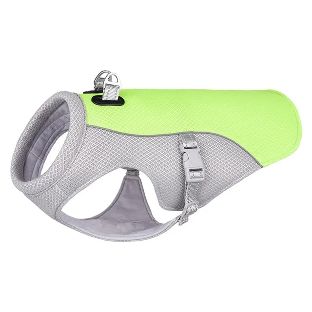 Breathable Three Layers of Cooling Fabric Summer Dog Cooling Vest