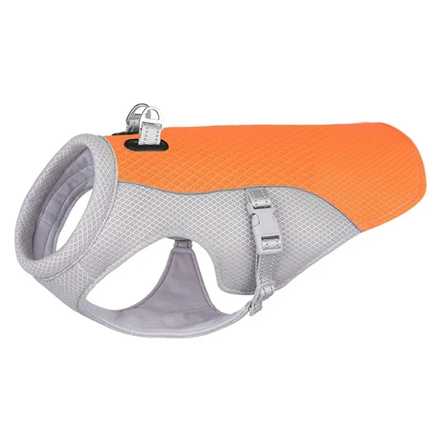 Breathable Three Layers of Cooling Fabric Summer Dog Cooling Vest