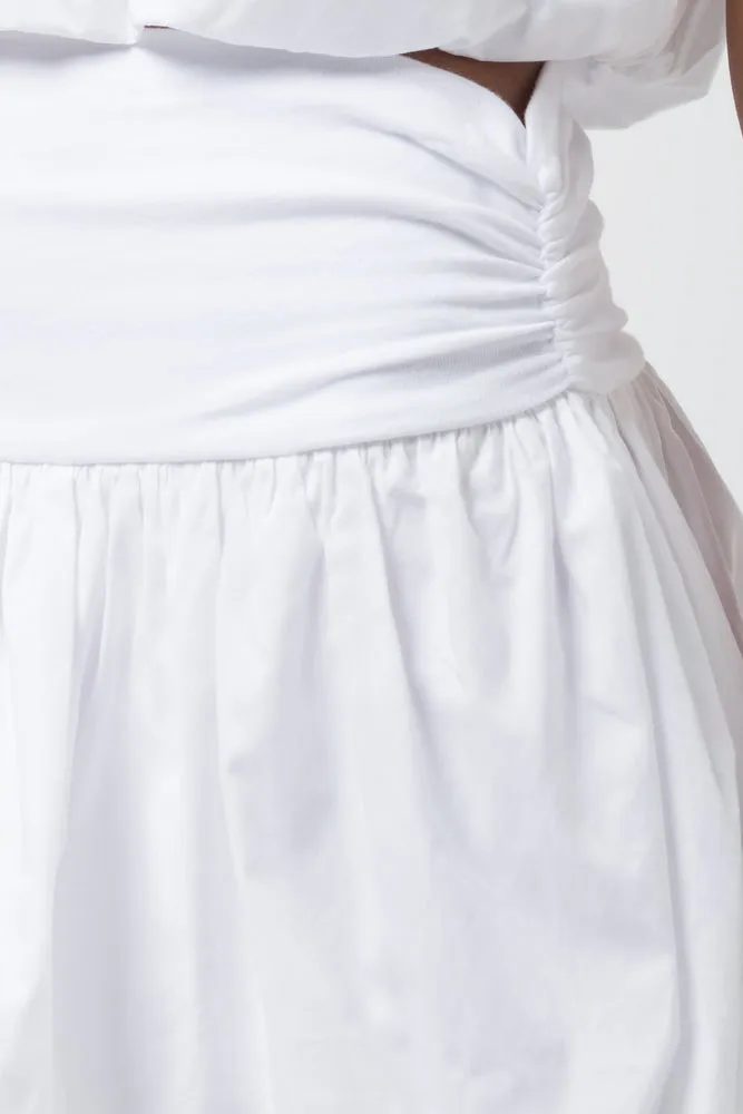 Bubble Skirt White