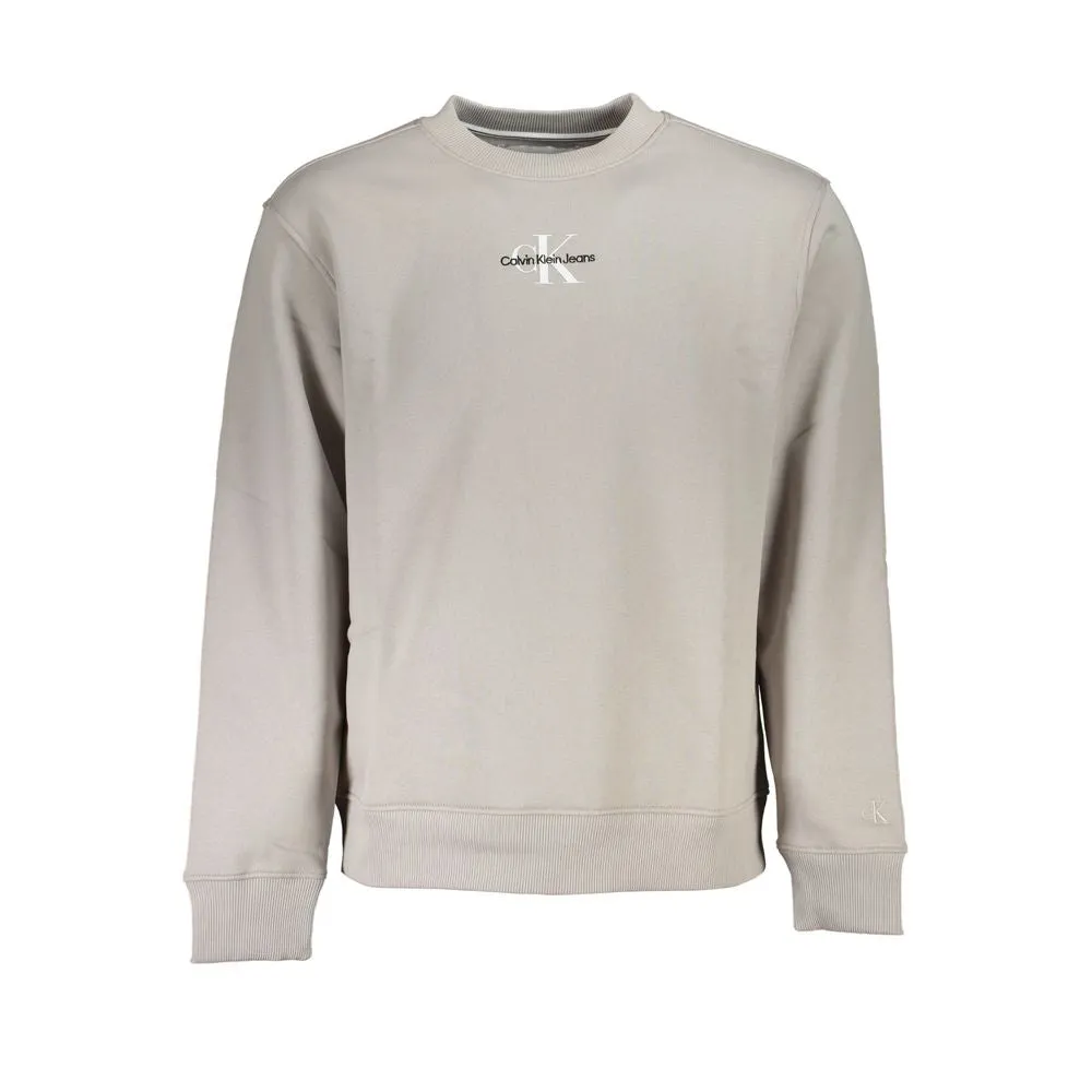 Calvin Klein Elegant Crew Neck Fleece Sweatshirt