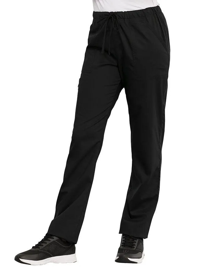 Cherokee Workwear Revolution Unisex Tapered Leg Drawstring Pant