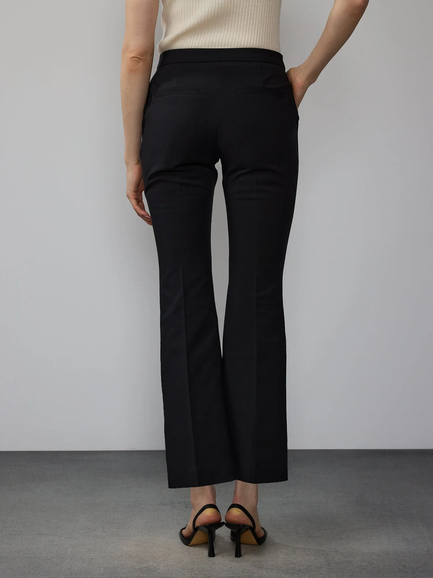 Curvy High Rise Bootcut Pants