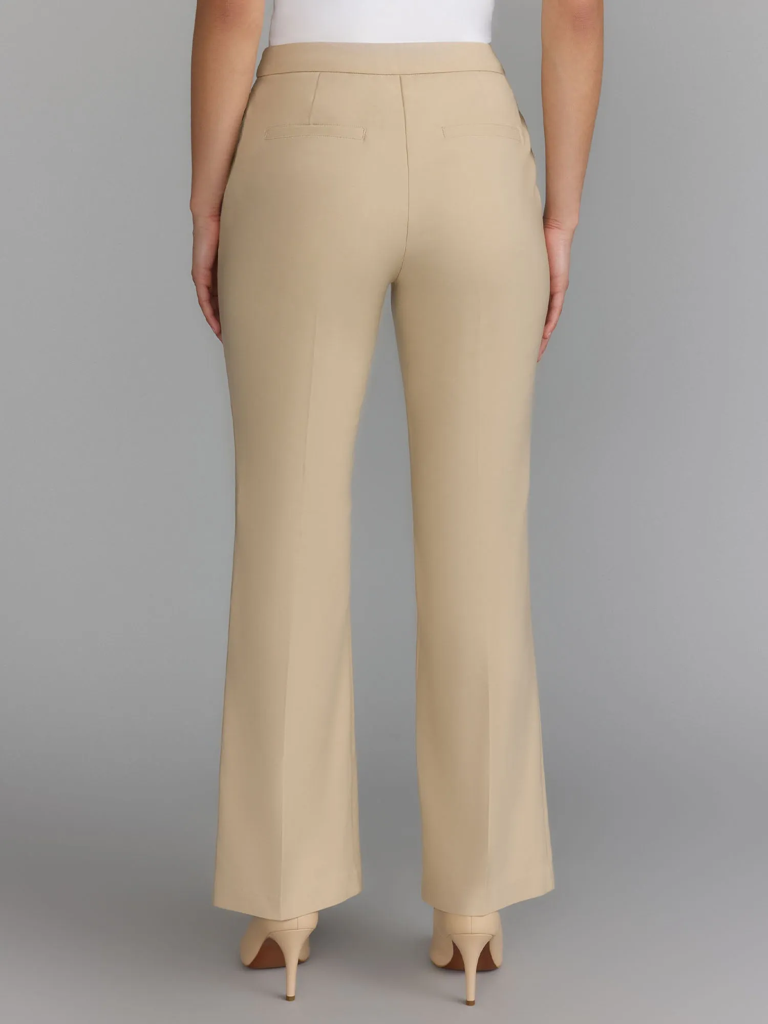 Curvy High Rise Bootcut Pants