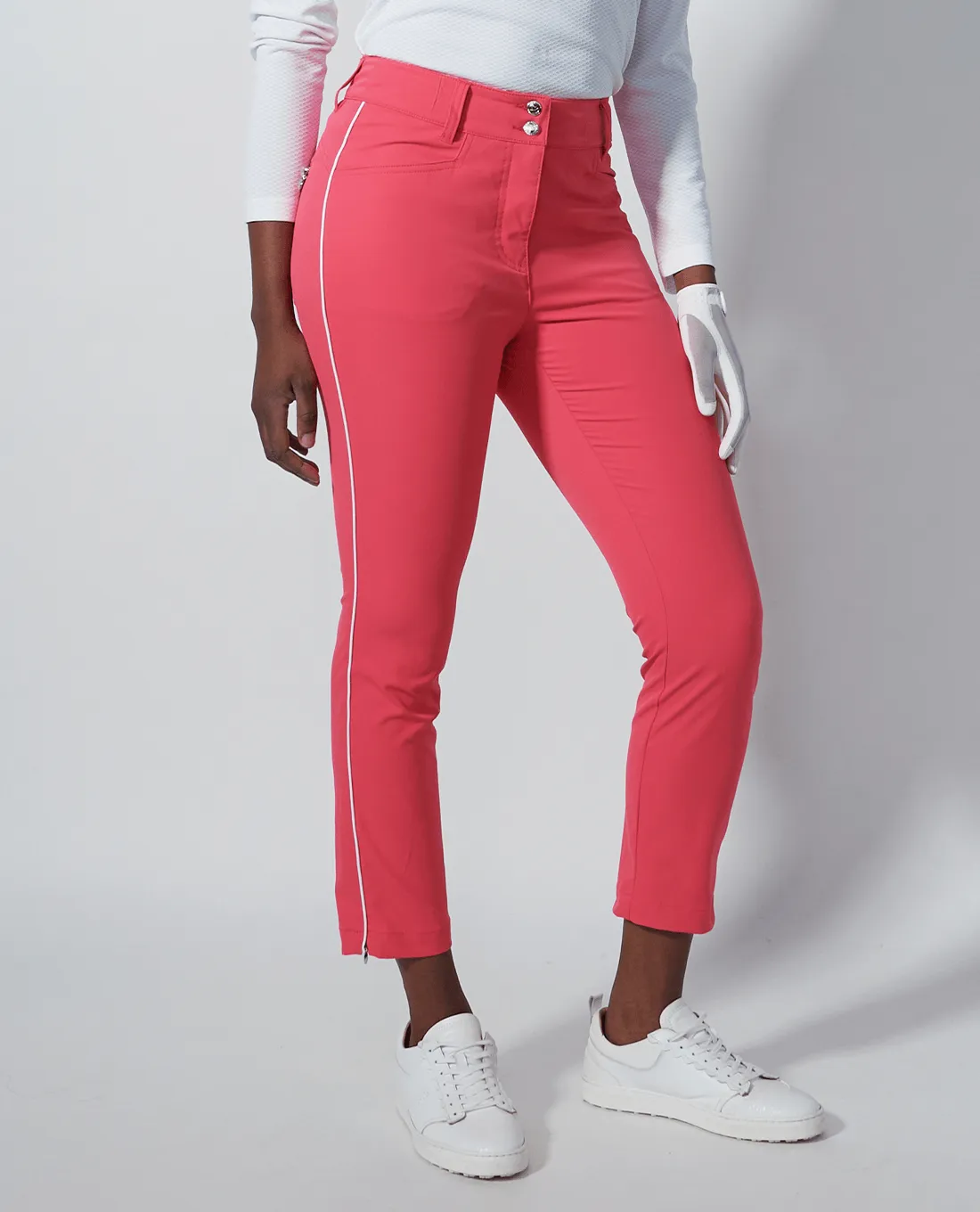 DAILY SPORTS Glam Ankle Pants 27.5" 028 Intense Coral