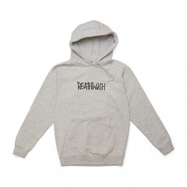 Deathwish Skateboards Deathspray Hoodie Heather Grey