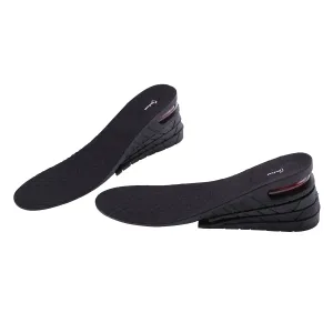 Dr Foot | Insole for Shoes Men | Insole for Shoes Women | Height Increase Insole | Shoe Insole | Silicone Insole | Shoe Cushion Insole for Men | Gel Insole | Air Cushion | Trimmable | Black - 1 Pair