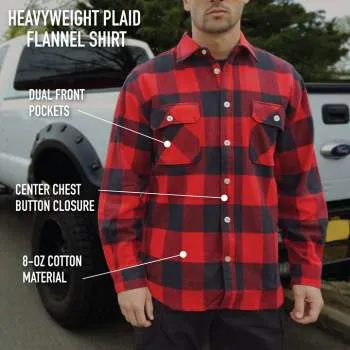 Extra Heavyweight Buffalo Plaid Flannel Shirt