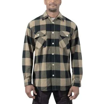 Extra Heavyweight Buffalo Plaid Flannel Shirt