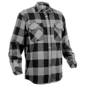 Extra Heavyweight Buffalo Plaid Flannel Shirt