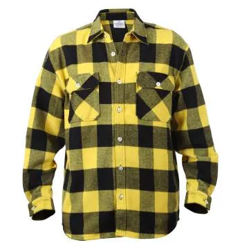 Extra Heavyweight Buffalo Plaid Flannel Shirt