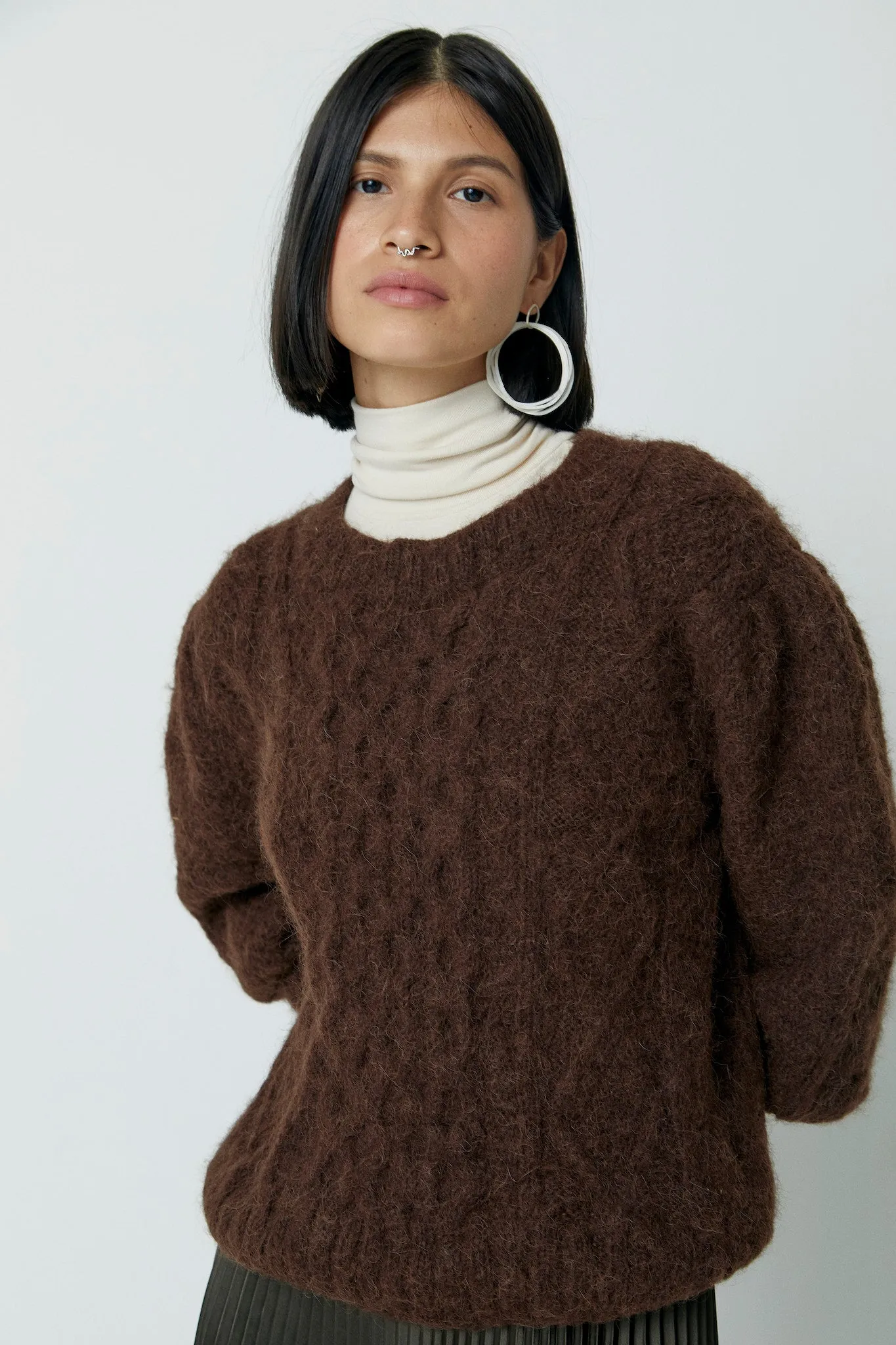 Fisher Puff-Sleeve Pullover