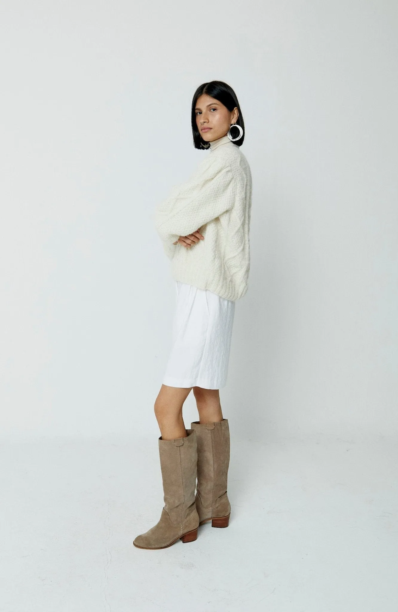 Fisher Puff-Sleeve Pullover