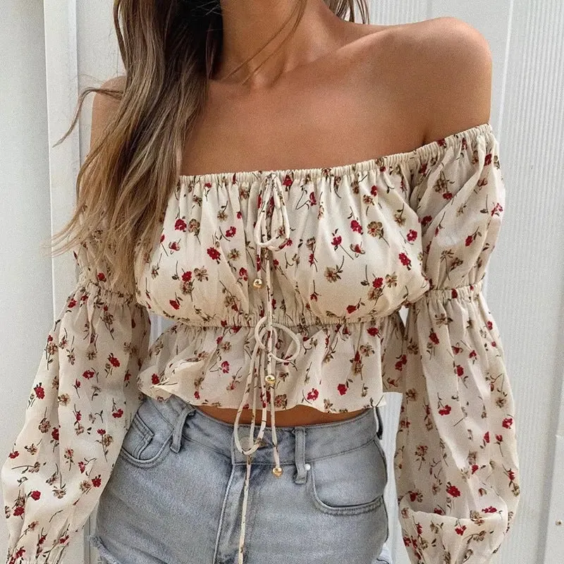 Floral sleeve shirts