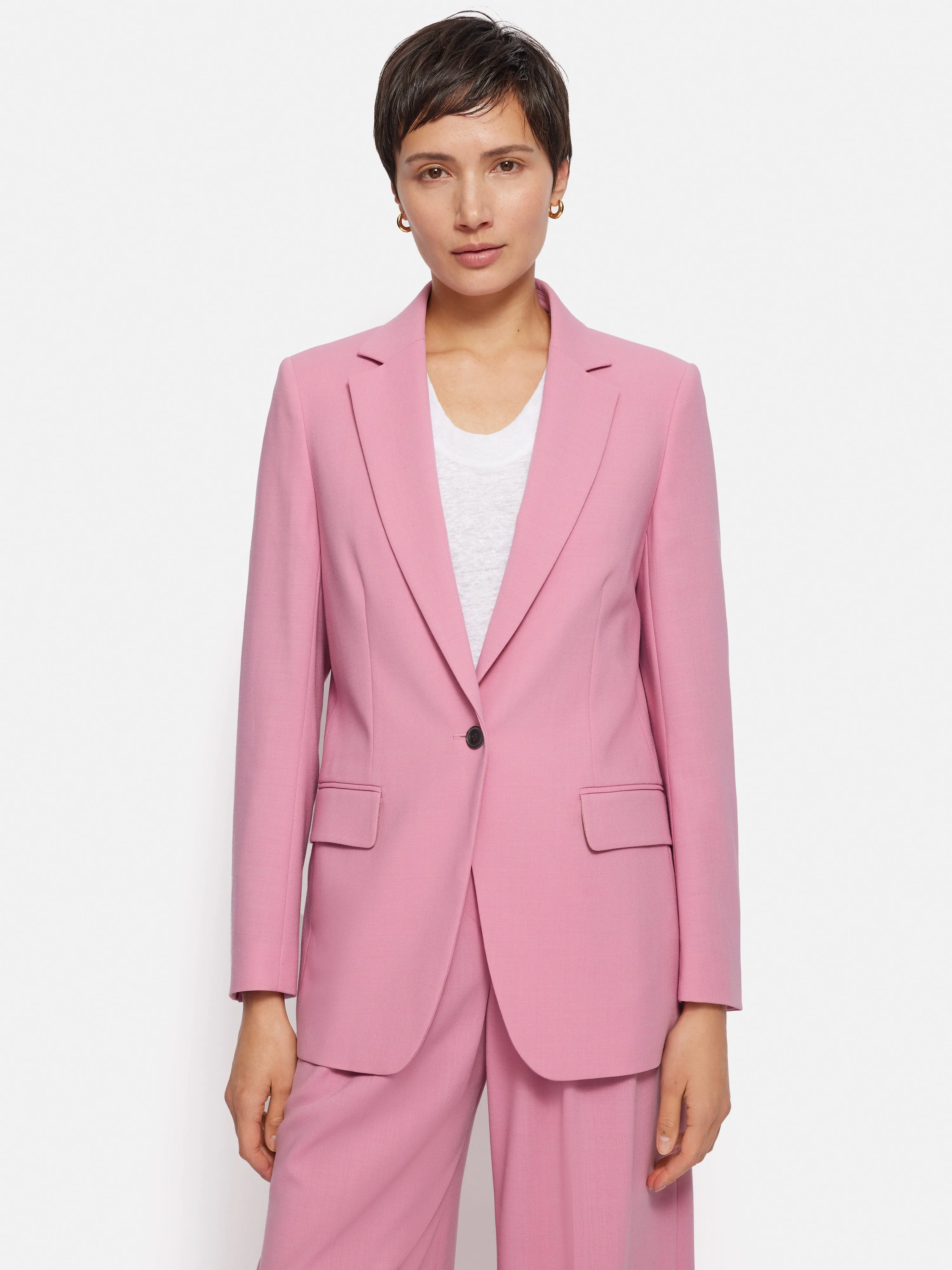 Fluid Twill Knox Jacket | Pink