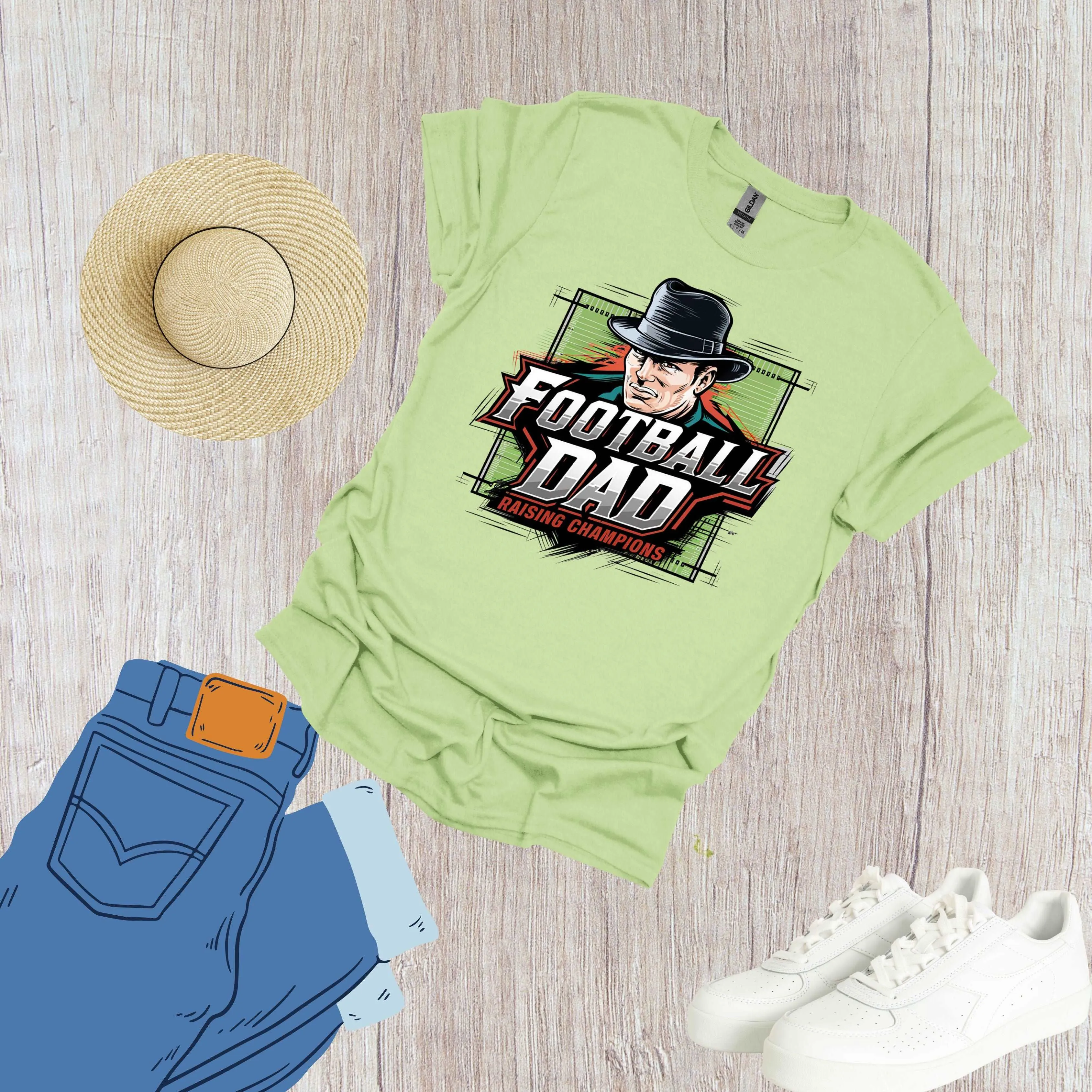 Football Dad Shirt Raising Champions Daily