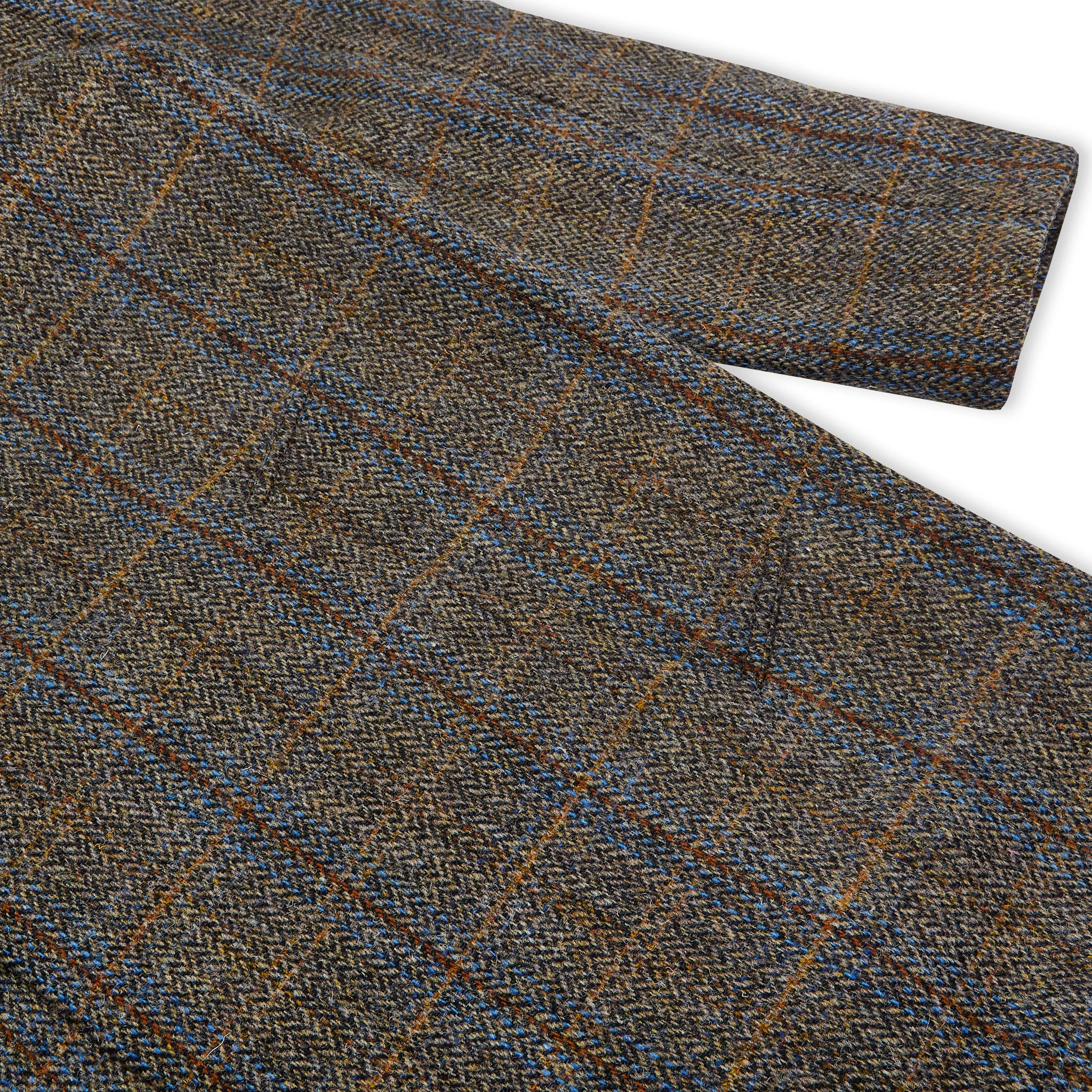 Gladstone Harris Tweed Overcoat - Herringbone