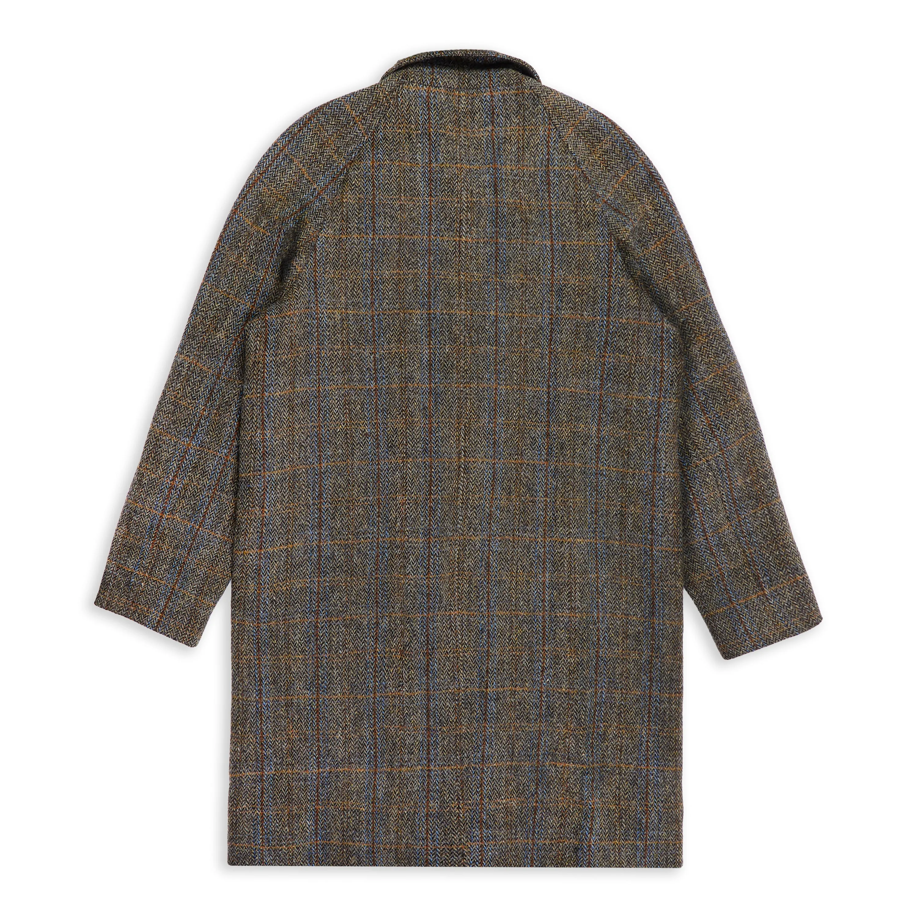 Gladstone Harris Tweed Overcoat - Herringbone