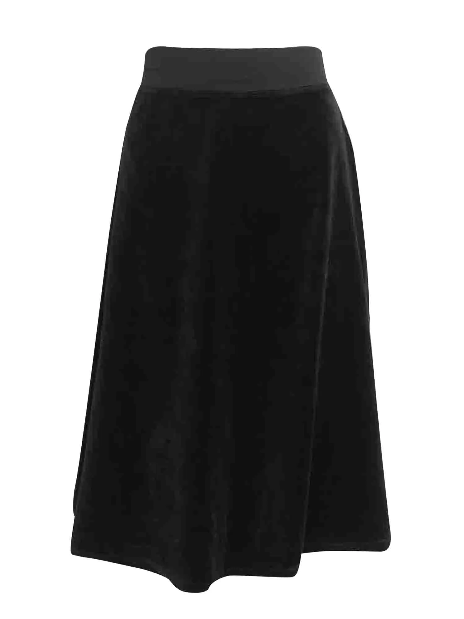 Hard Tail Velour Full Skirt (V-195)