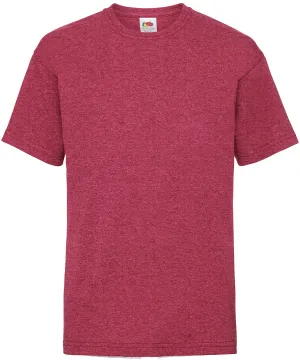 Kids valueweight T | Vintage Heather Red