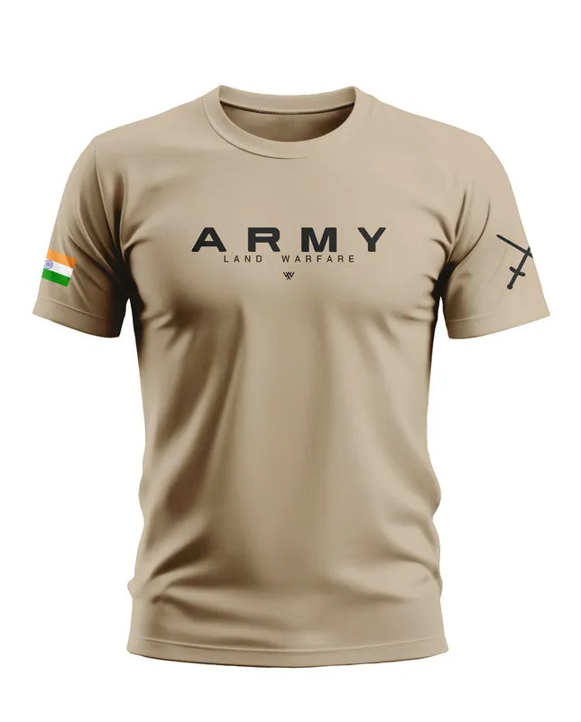 Land Warfare Army Cotton T-shirt