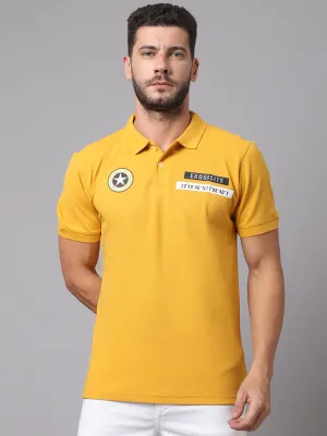 Men Mustard T-Shirt