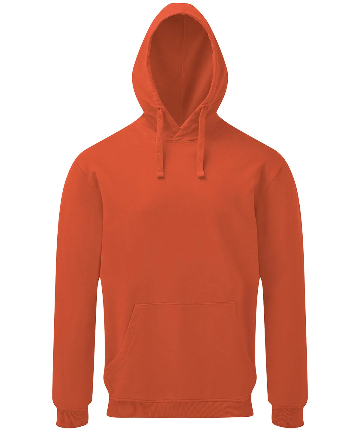 Mens coastal vintage wash loop back hoodie | Paprika