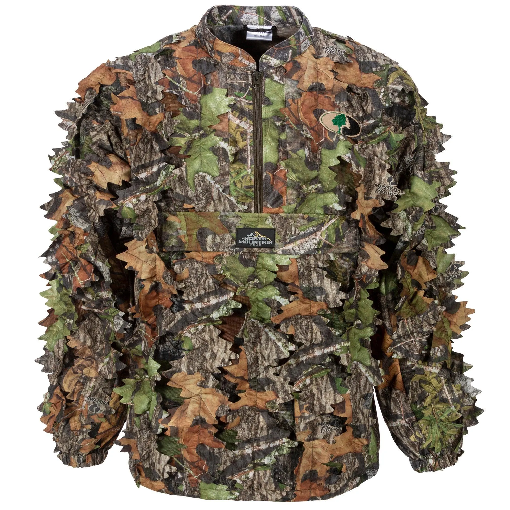 Mossy Oak - 1/2 Zip Leafy Jacket Without Hood