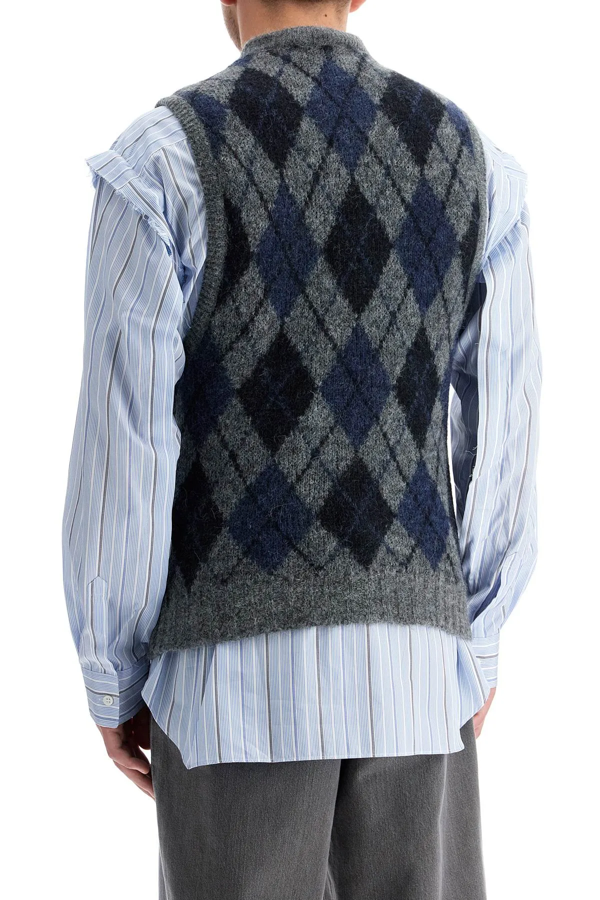 Our Legacy Soft Duke Argyle Formal Knit Vest