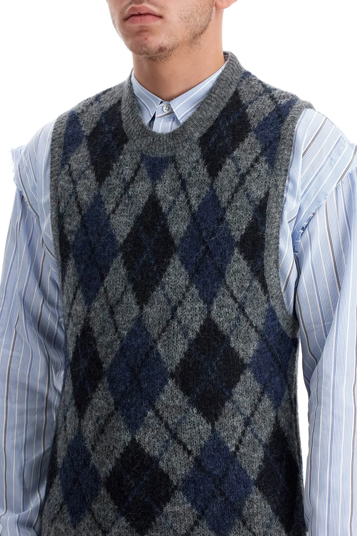 Our Legacy Soft Duke Argyle Formal Knit Vest