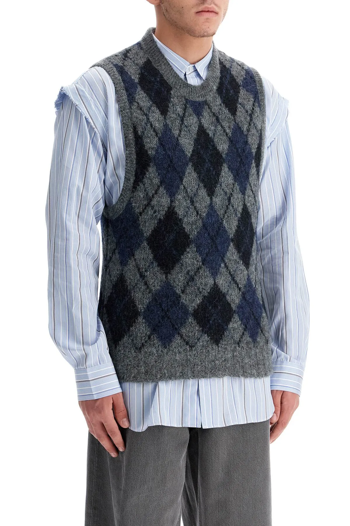 Our Legacy Soft Duke Argyle Formal Knit Vest