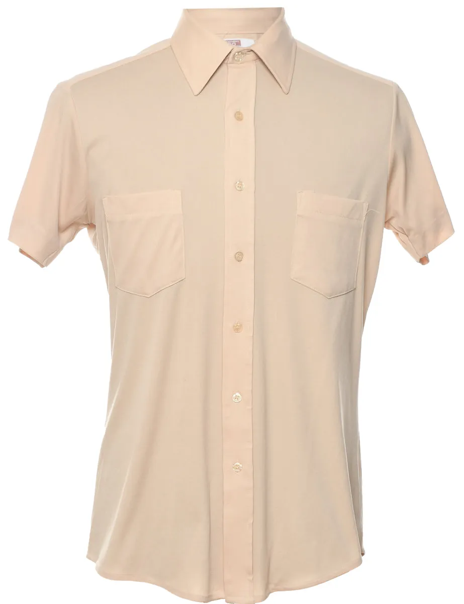 Pale Yellow Classic 1970s Shirt - M