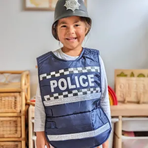 Policeman Vest Occupational Dress Up 3yrs 