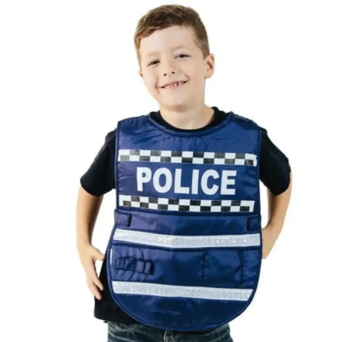 Policeman Vest Occupational Dress Up 3yrs 