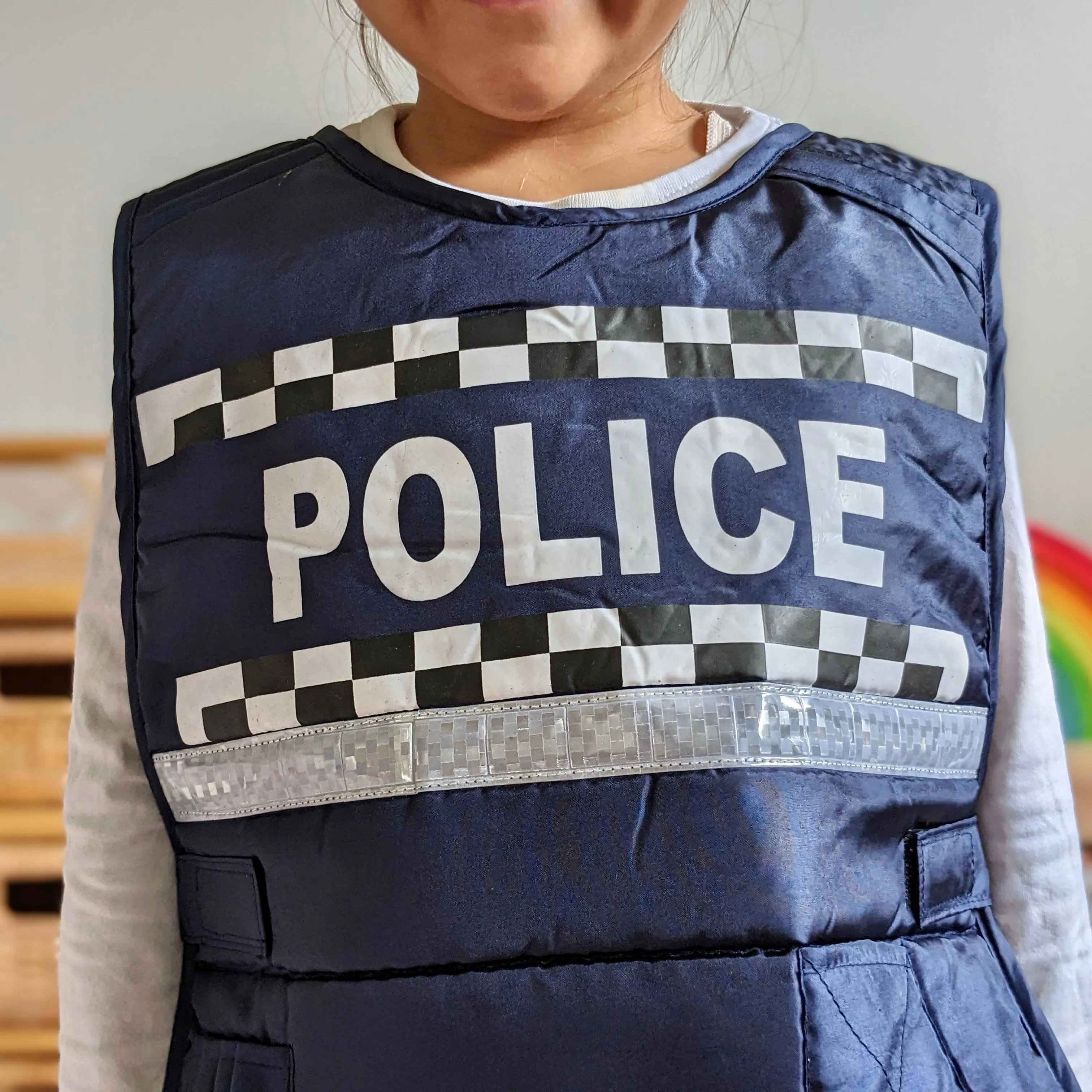 Policeman Vest Occupational Dress Up 3yrs 