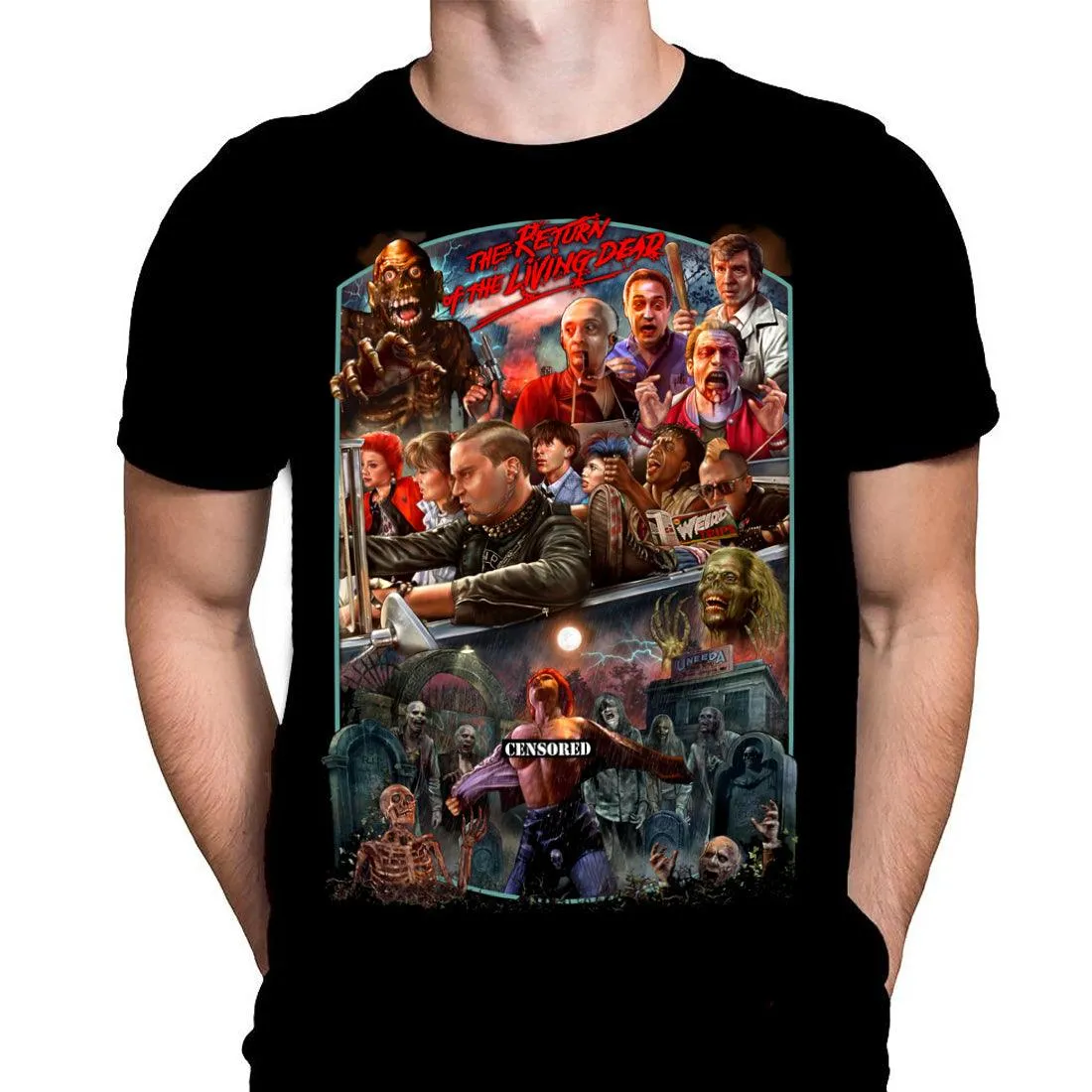 Return Of The Living Dead - Classic Horror T-Shirt by Peter Panayis