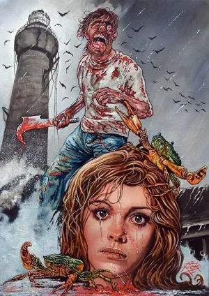 Rick Melton - Tower Of Evil - Classic Horror - Art Print