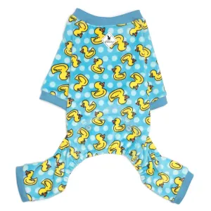 Rubber Duck Fleece Dog Jammies