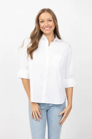 Trovata Blake Oversized Shirt in White