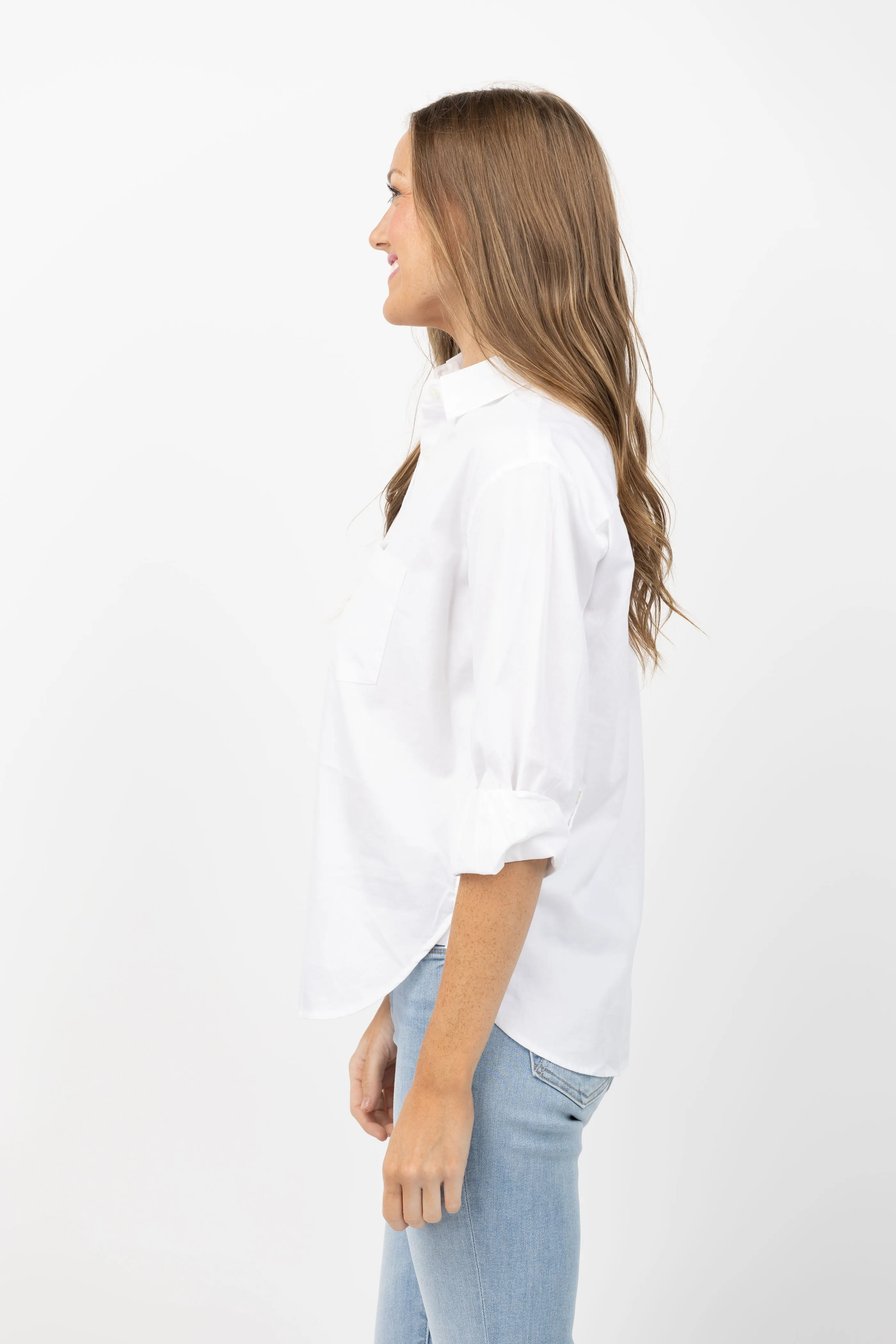 Trovata Blake Oversized Shirt in White