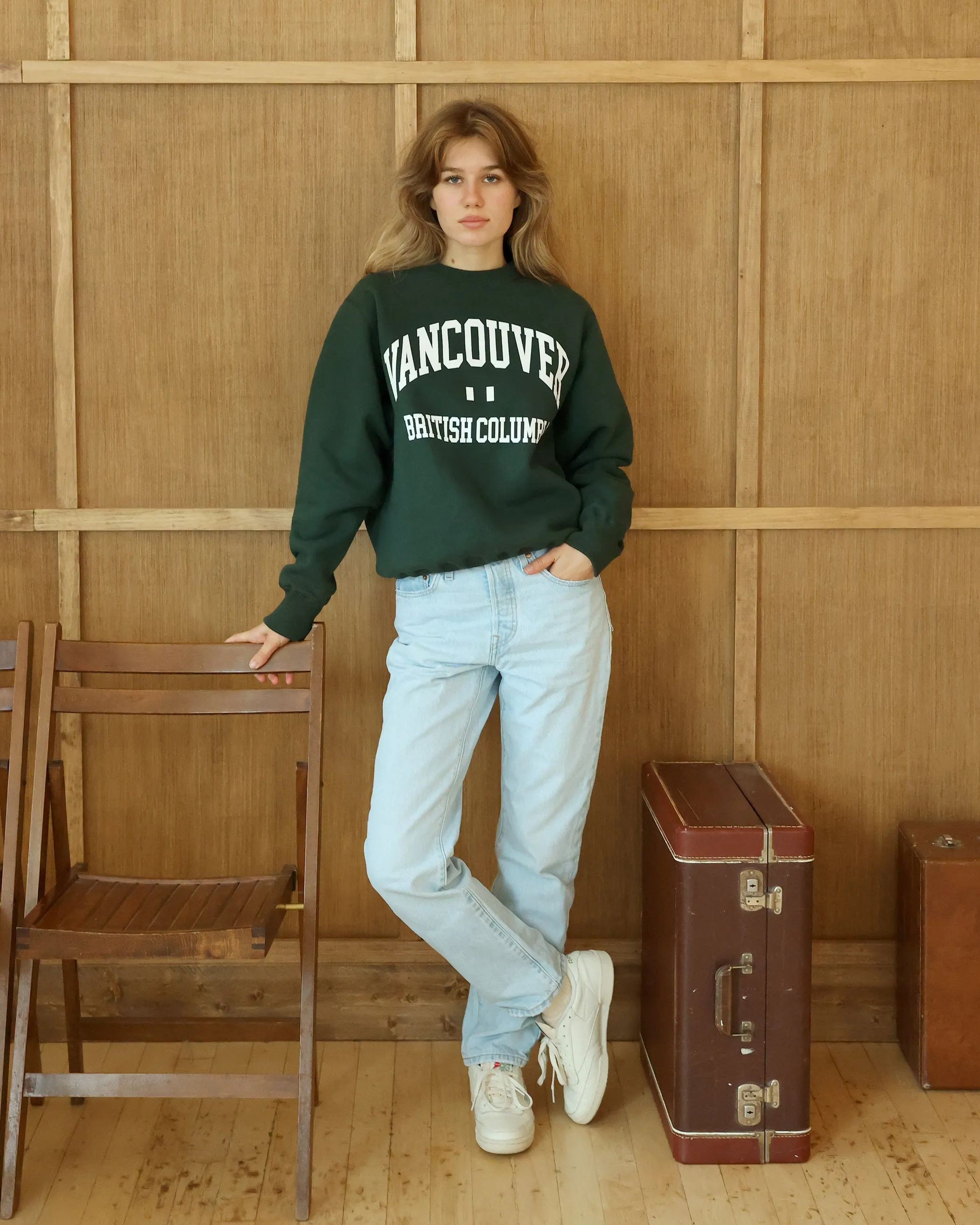 Vancouver Fleece Sweatshirt Forest - Unisex