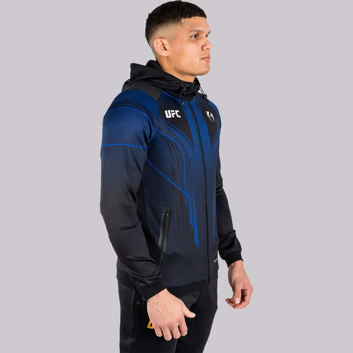 Venum UFC Authentic Fight Night 2.0 Walkout Hoodie Blue/Black