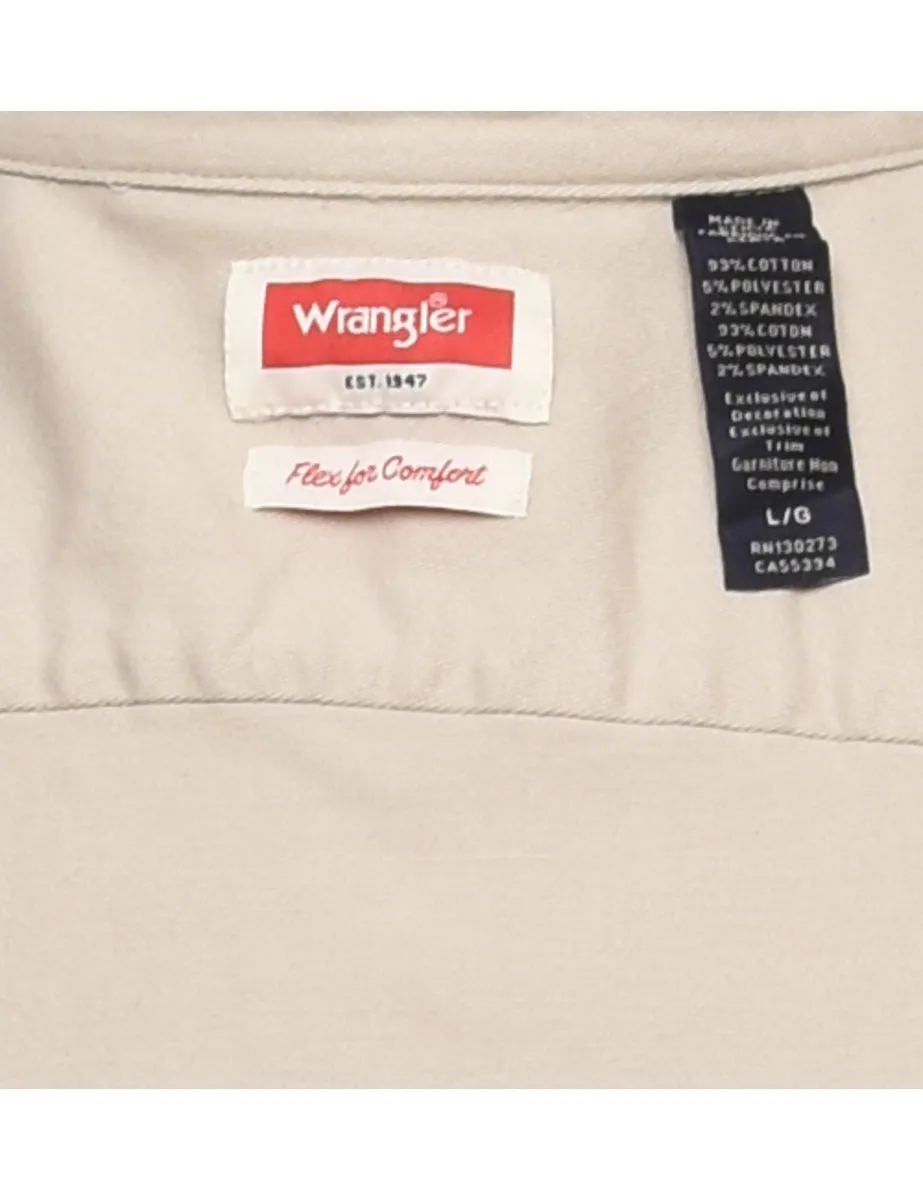 Wrangler Beige Classic Shirt - L